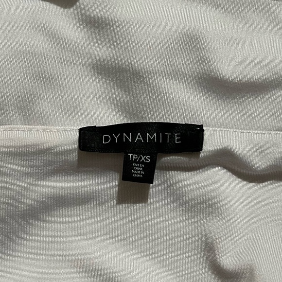 dynamite white crop top - Picture 2 of 3